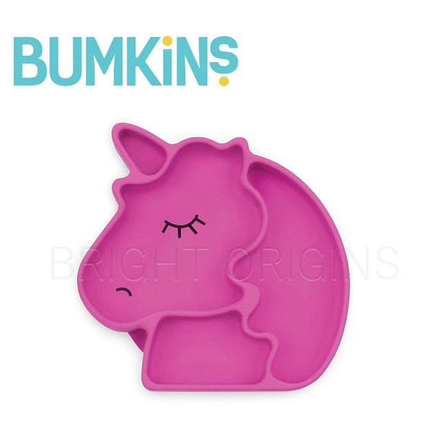 Bumkins 美國  矽膠餐盤(獨角獸)