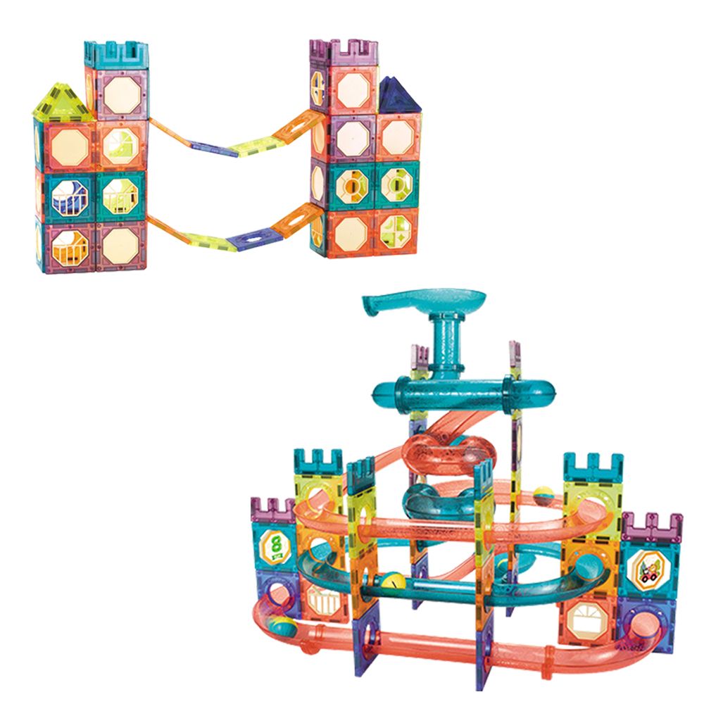 Mesenfants】益智積木玩具磁力滾珠軌道積木益智玩具磁鐵玩具- PChome