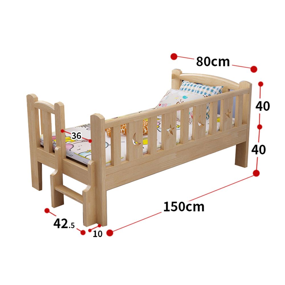 HA BABY 北歐星月伴睡兒童床 長150寬80+記憶5厚床墊(拼接床延伸床床邊床兒童床床墊套組)