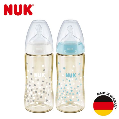 NUK 寬口徑PPSU奶瓶300mL(顏色隨機出貨)