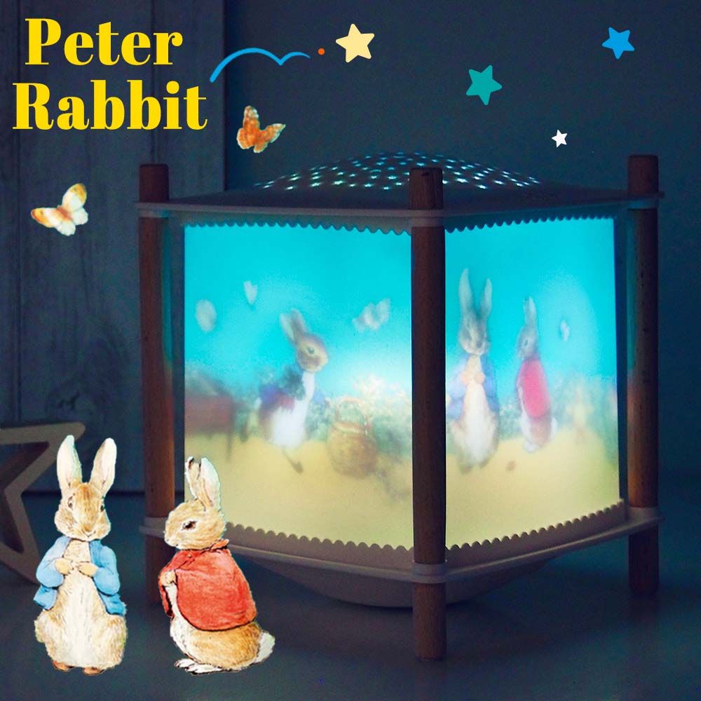 PETER RABBIT 比得兔 【Trousselier】魔法星星走馬燈超可愛的旋轉環繞陪您看星星入睡