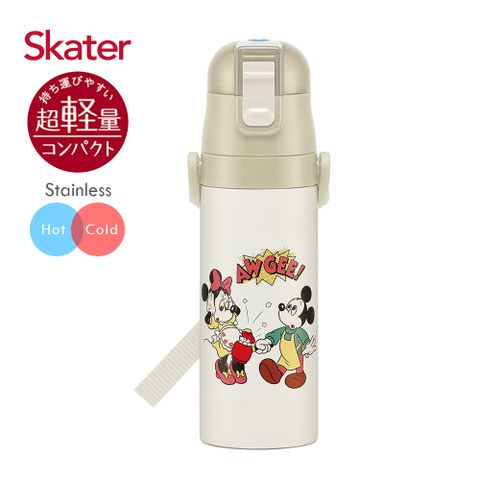 SKATER 不鏽鋼直飲保溫水壺(470ml) 米奇Cooking