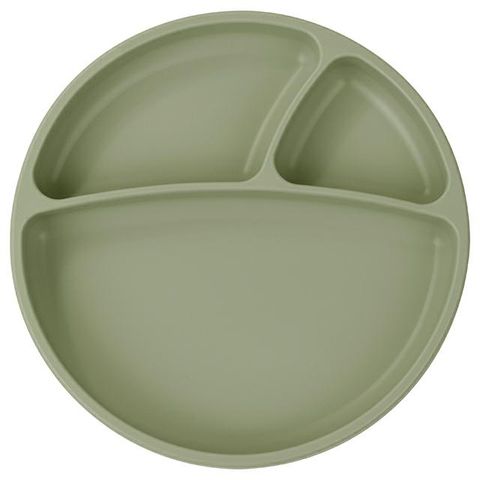 土耳其minikoioi-防滑矽膠餐盤-抹茶綠