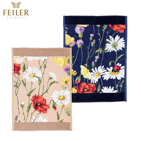 【Feiler】雛菊花園毛巾(37x50)／2色