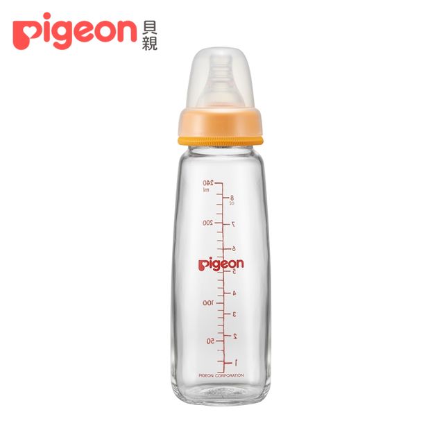 Pigeon貝親】一般口徑玻璃奶瓶240ml(2色) - PChome 24h購物