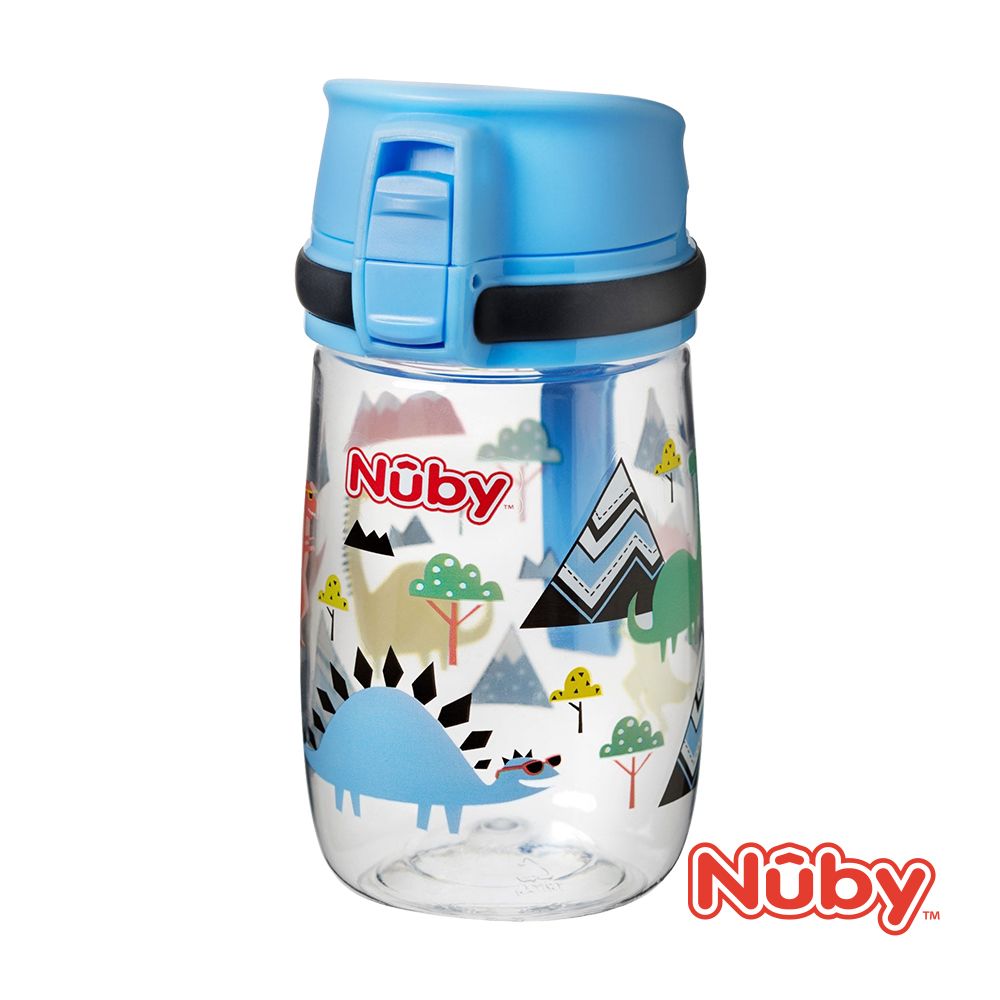 Nuby  晶透直飲杯/300ml_恐龍冒險