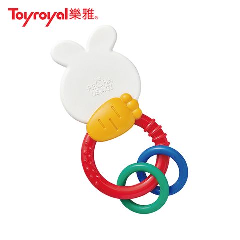 Toyroyal 樂雅 沛醬兔固齒器握環搖鈴