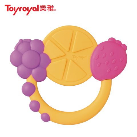 Toyroyal 樂雅 LOVE系列-牙膠水果搖鈴