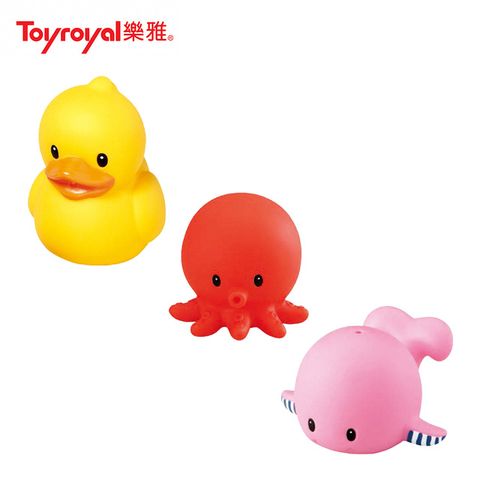 Toyroyal 樂雅 軟膠洗澡玩具(3款)