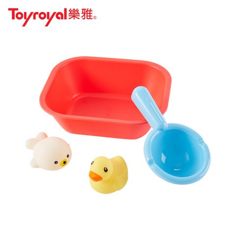 Toyroyal 樂雅 洗澡玩具-Flex歡樂海豹組