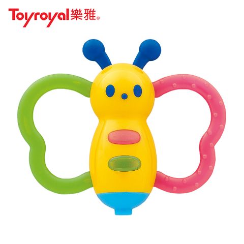 Toyroyal 樂雅 可消毒小蝴蝶吹笛搖鈴