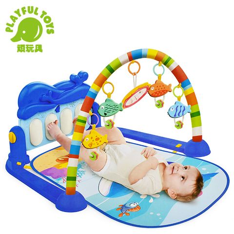 Playful Toys 頑玩具 海豚音樂腳踏琴 健力架 健身架 寶寶安撫 嬰兒玩具 彌月禮物