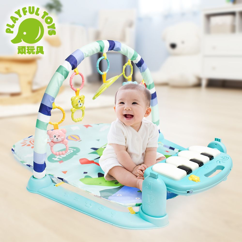 Playful Toys 頑玩具 腳踢鋼琴健身架 健力架 踢踢琴 寶寶安撫 嬰兒玩具 彌月禮物