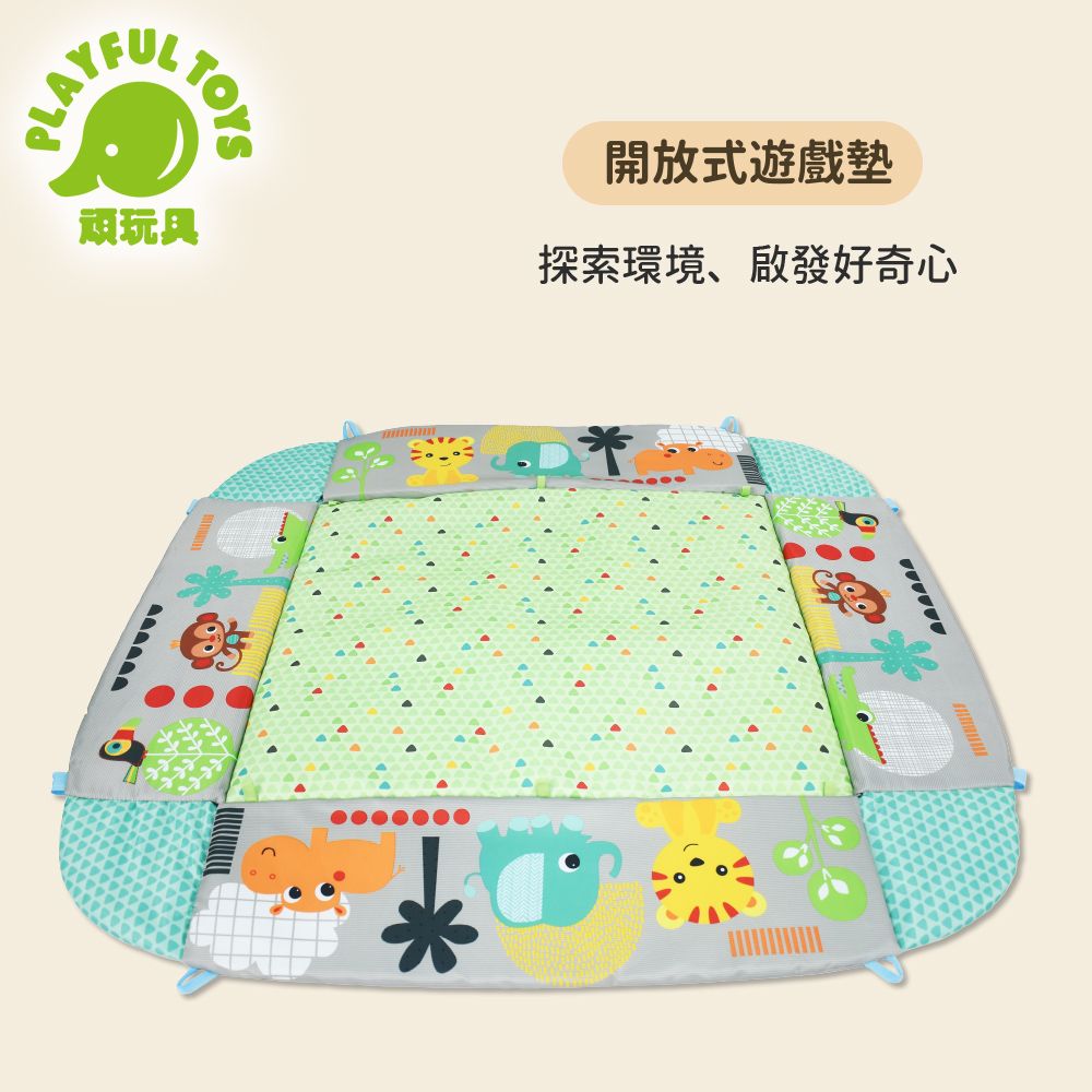 Playful Toys 頑玩具 音樂球池+30顆彩球 健力架 健身架 遊戲墊 嬰兒玩具 寶寶安撫 彌月禮物