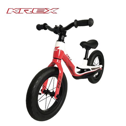 KREX 鋁鎂合金兒童滑步車 - 白紅色