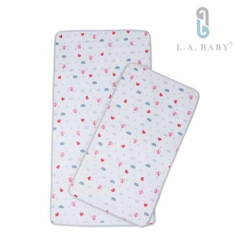 【L.A. Baby】多功能3D涼感床墊90*50cm(小床 多款顏色)