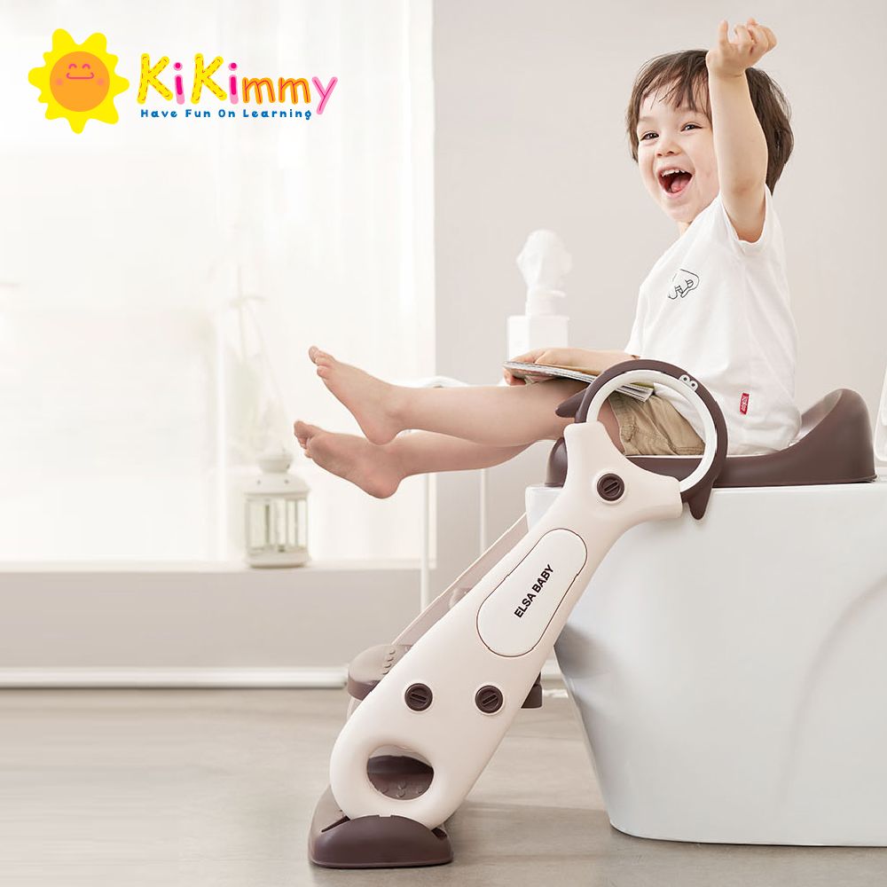 Kikimmy 成長型兒童輔助座便梯(階梯式學習便器)