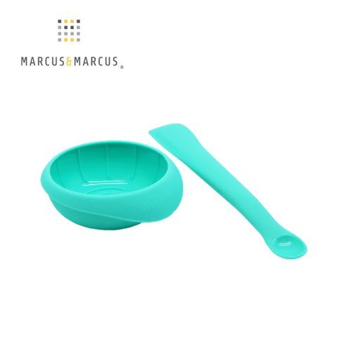 MARCUS & MARCUS MARCUSMARCUS　寶寶食物調理碗匙組-湖水綠媽媽最愛神器輕鬆製作副食品省時又省力