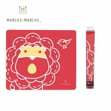 MARCUS & MARCUS MARCUSMARCUS　動物樂園矽膠餐墊-紅獅子(寶貝安心用餐良品推薦)