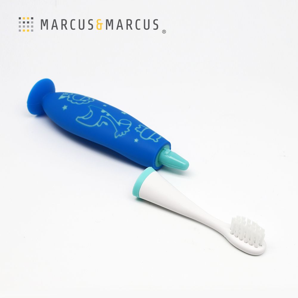 MARCUS & MARCUS MARCUSMARCUS　可替換式幼兒學習牙刷-藍培養寶寶呵護口腔衛生的好觀念