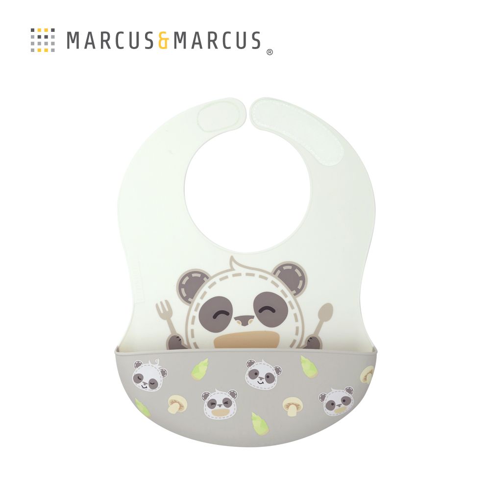 MARCUS & MARCUS MARCUSMARCUS　幼兒自主學習餐具3件組-貓熊款 鮮明可愛造型讓寶貝用餐時擁有快樂好心情