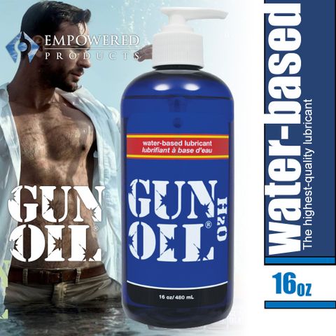 GUN OIL 美國  高級水性潤滑液  H2O WATER-BASED LUBRICANT 16oz (480ml) 美國製造