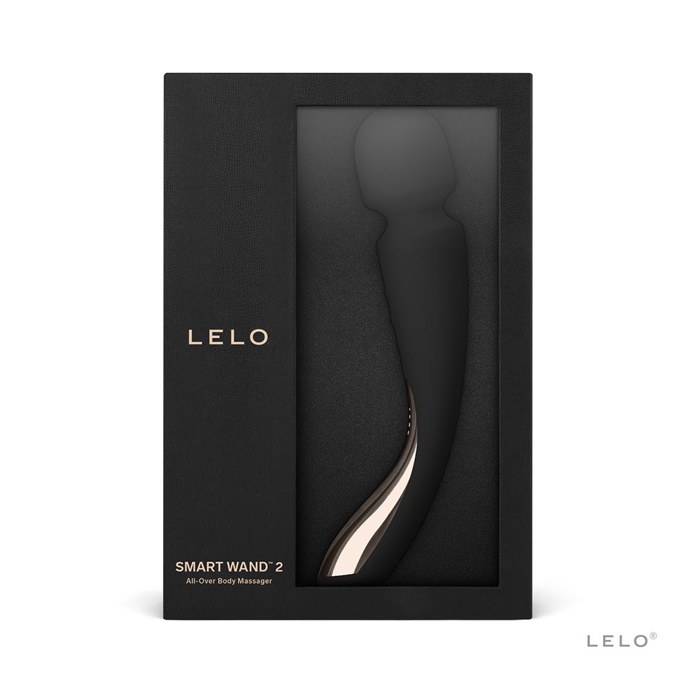 LELO  SMART WAND 2 Medium 震動按摩棒中號 黑色
