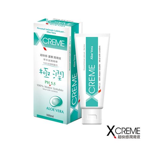 XCREME 超快感 X-CREME水溶性草本潤滑液系列 蘆薈潤滑液100ml