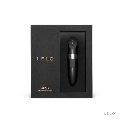 LELO 瑞典-MIA 2 米婭二代 USB充電口紅式按摩器-黑