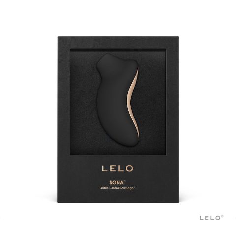 LELO 瑞典 SONA索娜 首款聲波吮吸式按摩器 黑色