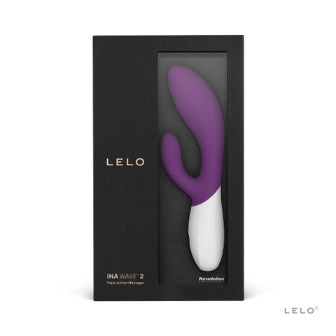 LELO Ina Wave 2 多功能雙震動按摩棒 深紫色