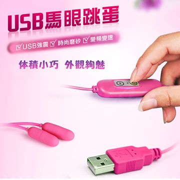 情趣職人 網愛族必備 USB 10段變頻 震動跳蛋 馬眼雙跳蛋 即插即用快感跳蛋