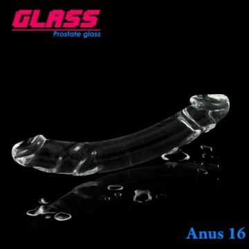 GLASS -雙頭情人-玻璃水晶後庭冰火棒(Anus 16)