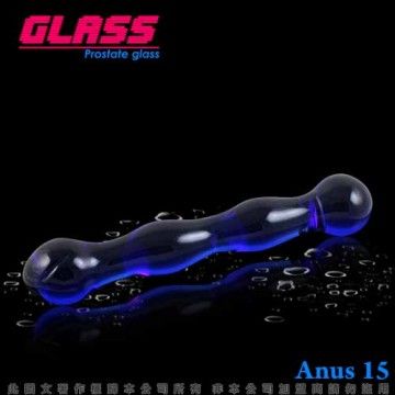 GLASS -推波助瀾-玻璃水晶後庭冰火棒(Anus 15)