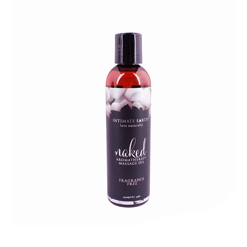Intimate Earth 美國-Naked 裸肌無味 柔膚按摩油 120ml