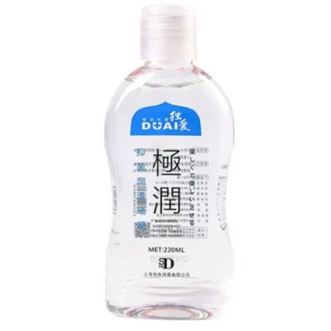 DUAI 獨愛 極潤人體水溶性潤滑液 220ml 經典潤滑型+送尖嘴 水藍