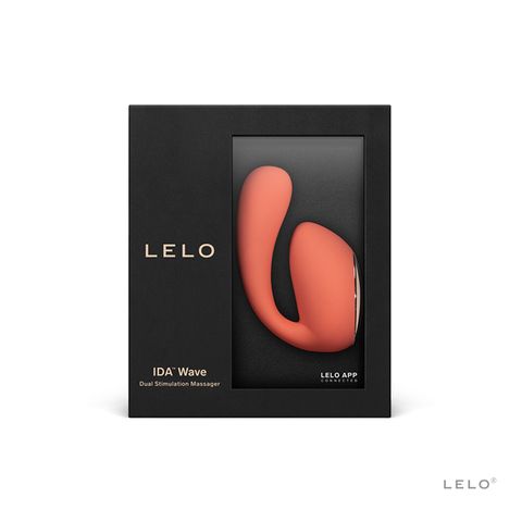 LELO IDA WAVE雙頭刺激按摩器 珊瑚紅 情趣用品.情趣職人.按摩器