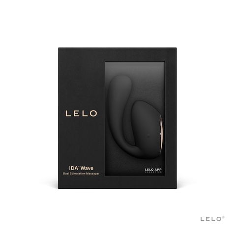 LELO IDA WAVE雙頭刺激按摩器 黑 情趣用品.情趣職人.按摩器