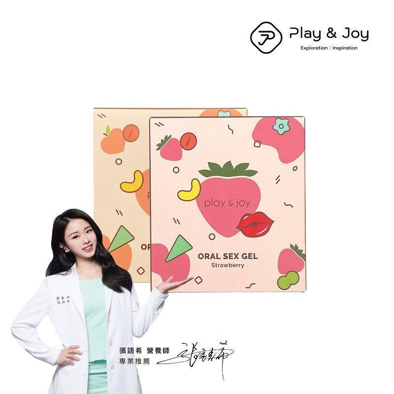 PLAY&JOY 【2入組】 情趣口交液 30ml-草莓+水蜜桃風味