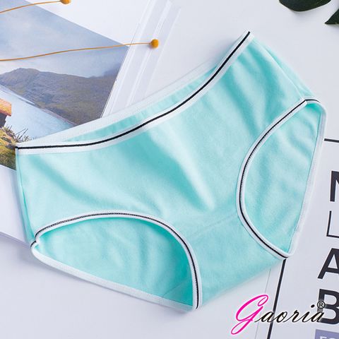【Gaoria】純棉面料 簡約純色 三角褲 -湖水綠