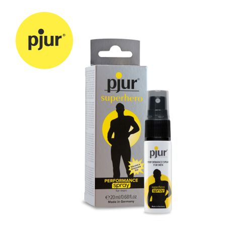 Pjur 德國 碧宜潤 superhero PERFORMANCE Spray  超級英雄活力提升噴霧用愛打造的頂級親密產品