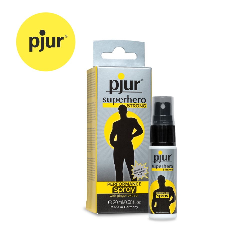 Pjur 德國 碧宜潤 superhero STRONG Spray 超級英雄活力提升強效型噴霧用愛打造的頂級親密產品