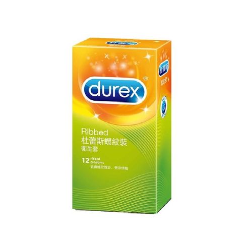 Durex 杜蕾斯 螺紋裝 保險套 12入