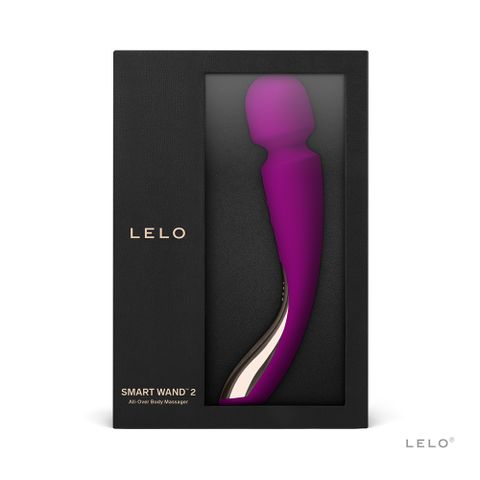 LELO SMART WAND 2 Medium 震動按摩棒中號深玫紅