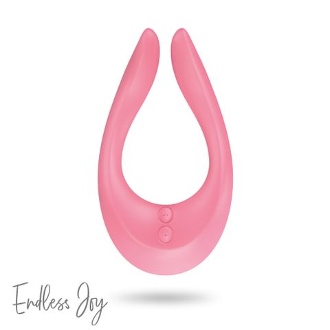 Satisfyer 德國  Endless Joy U形雙人震動器(粉)台灣唯一授權公司貨