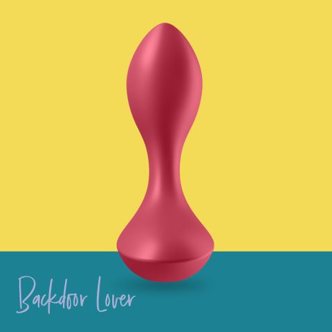 Satisfyer 德國 Backdoor Lover 後庭震動器 (紅)台灣唯一授權公司貨