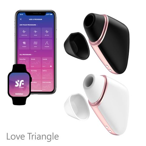 Satisfyer 德國 Love Triangle 智能便攜吸吮陰蒂震動器台灣唯一授權公司貨