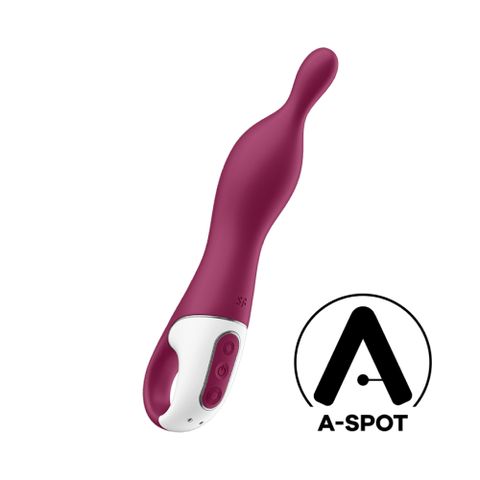 Satisfyer 德國 A-Mazing 1 A點雙馬達按摩棒 (莓紅)台灣唯一授權公司貨