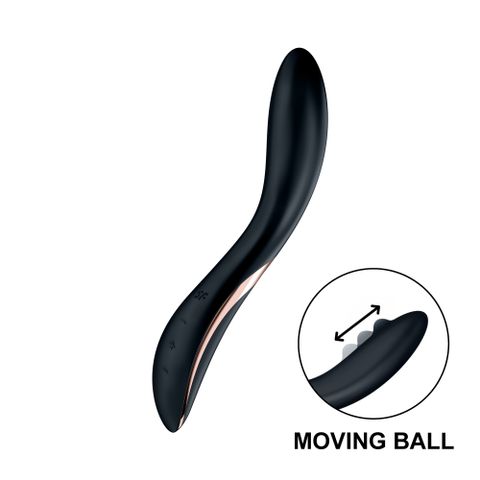 Satisfyer 德國 Rrrolling Explosion G點滾珠震動按摩器 (黑)台灣唯一授權公司貨