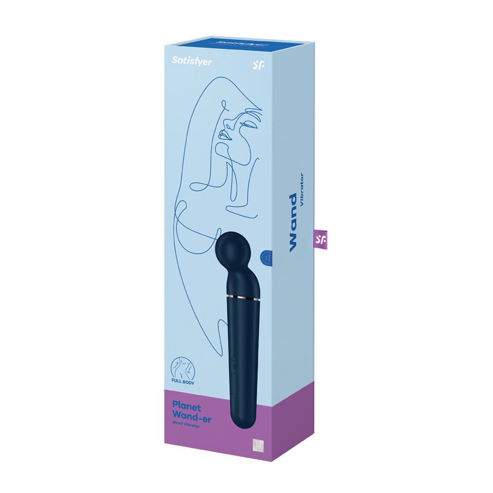Satisfyer 德國 Planet Wand-er 超強力AV棒(深藍)台灣唯一授權公司貨